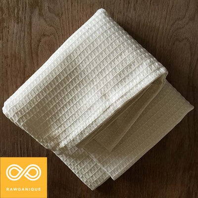 BALMORAL Organic Hemp Honeycomb Woven Kitchen Towel (19
