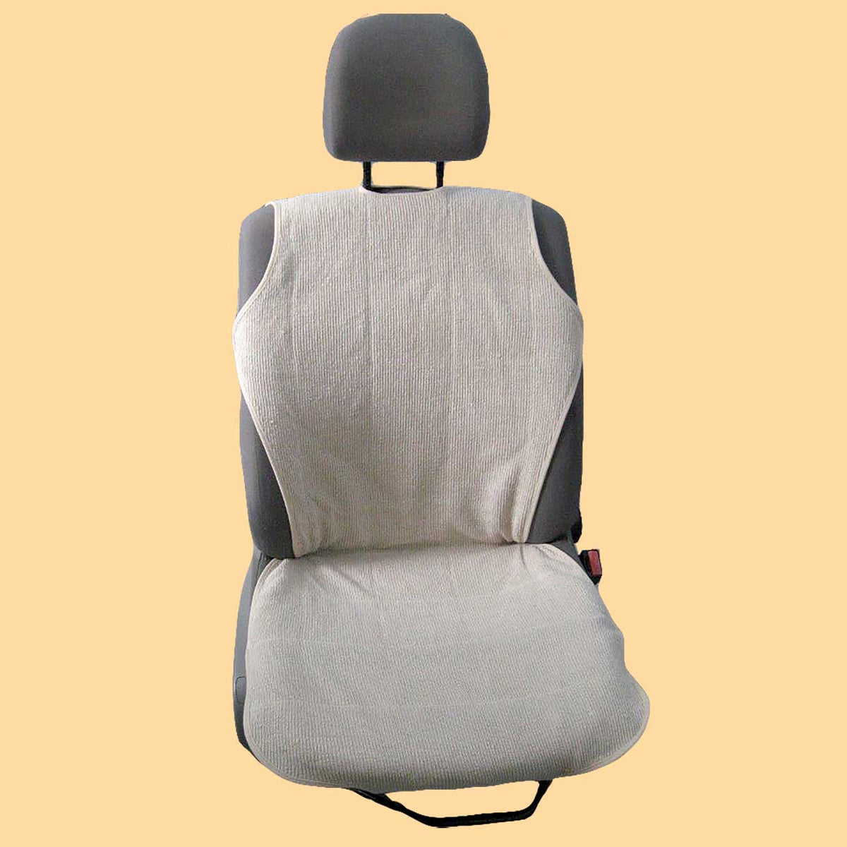 Linen Car Seat Cover, Eco Car Seat Inserts, Organic Cover on Car