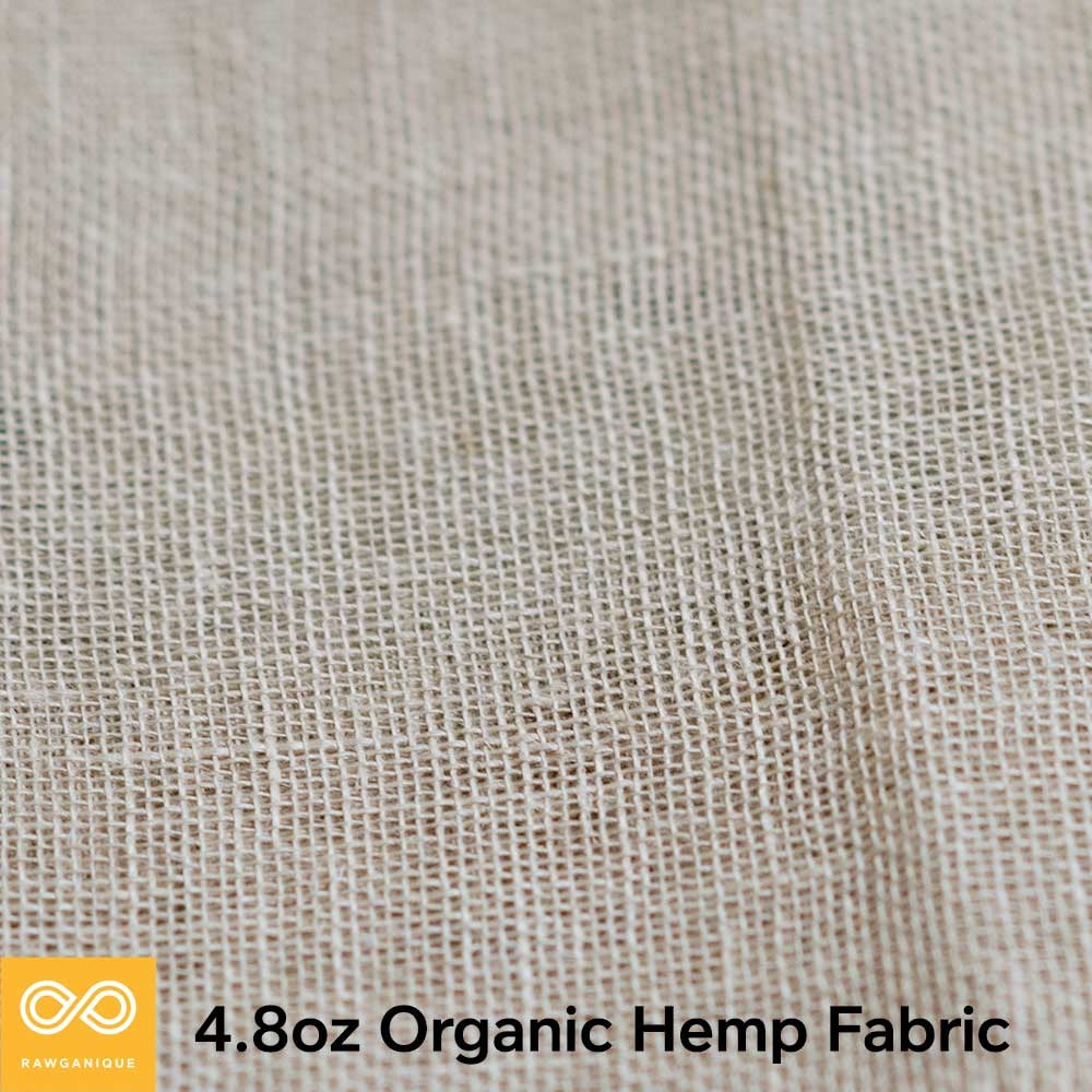 4.8oz Organic Hemp Cheese Cloth Fabric (79" wide) (By the Yard) (100% Biodegradable)