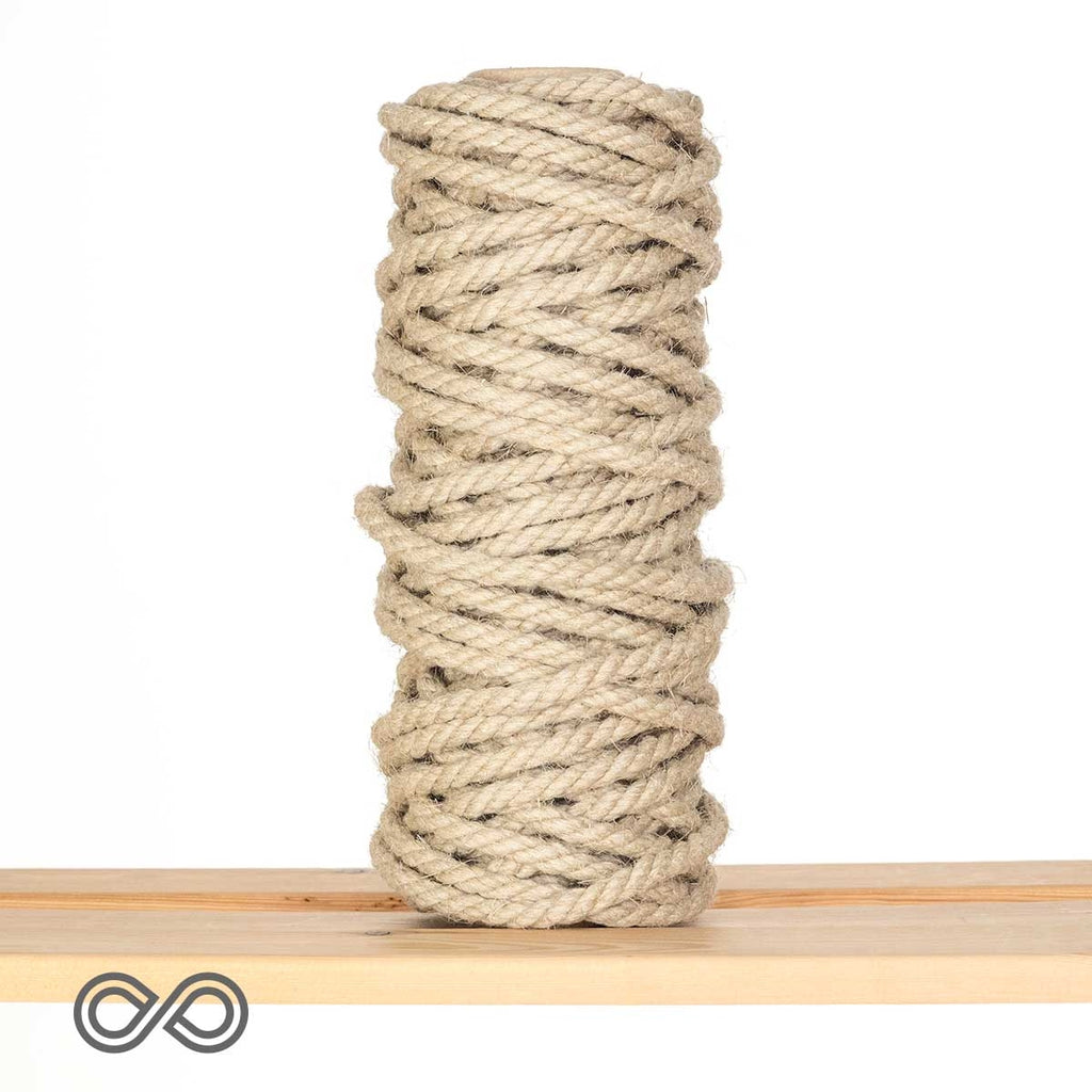 8mm Organic Hemp Rope (1kg Roll) (100% Biodegradable)