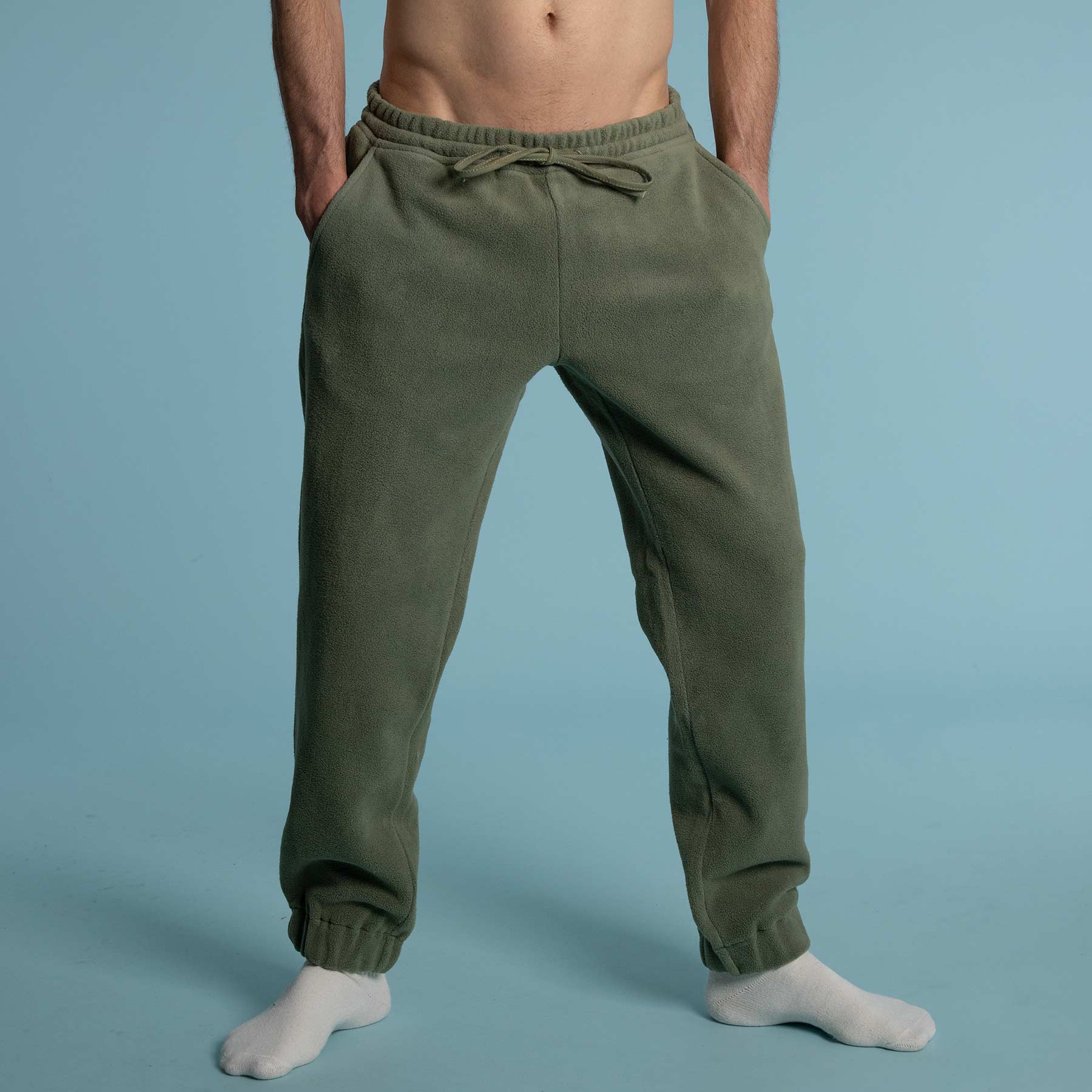 100% Organic Cotton Jogger Pants (Plastic-Free Fleece; Chemical