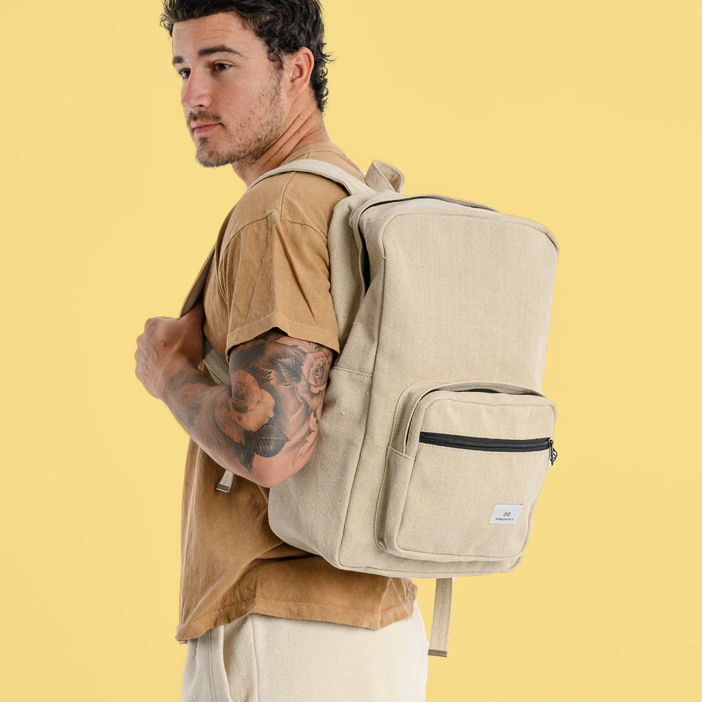 organic hemp backpack