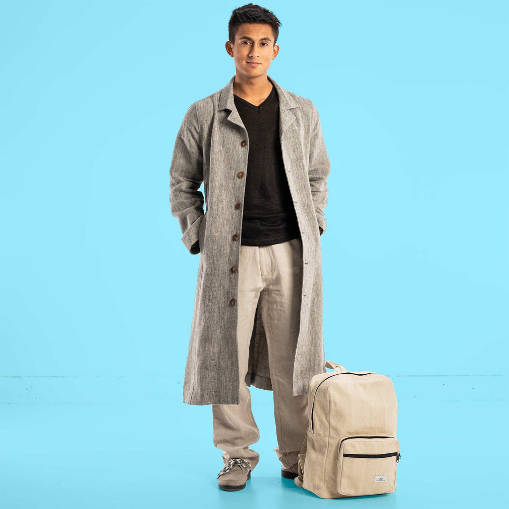 hemp long coat
