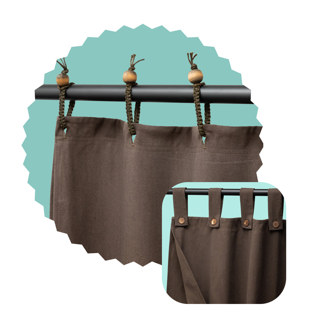 organic cotton blackout curtains