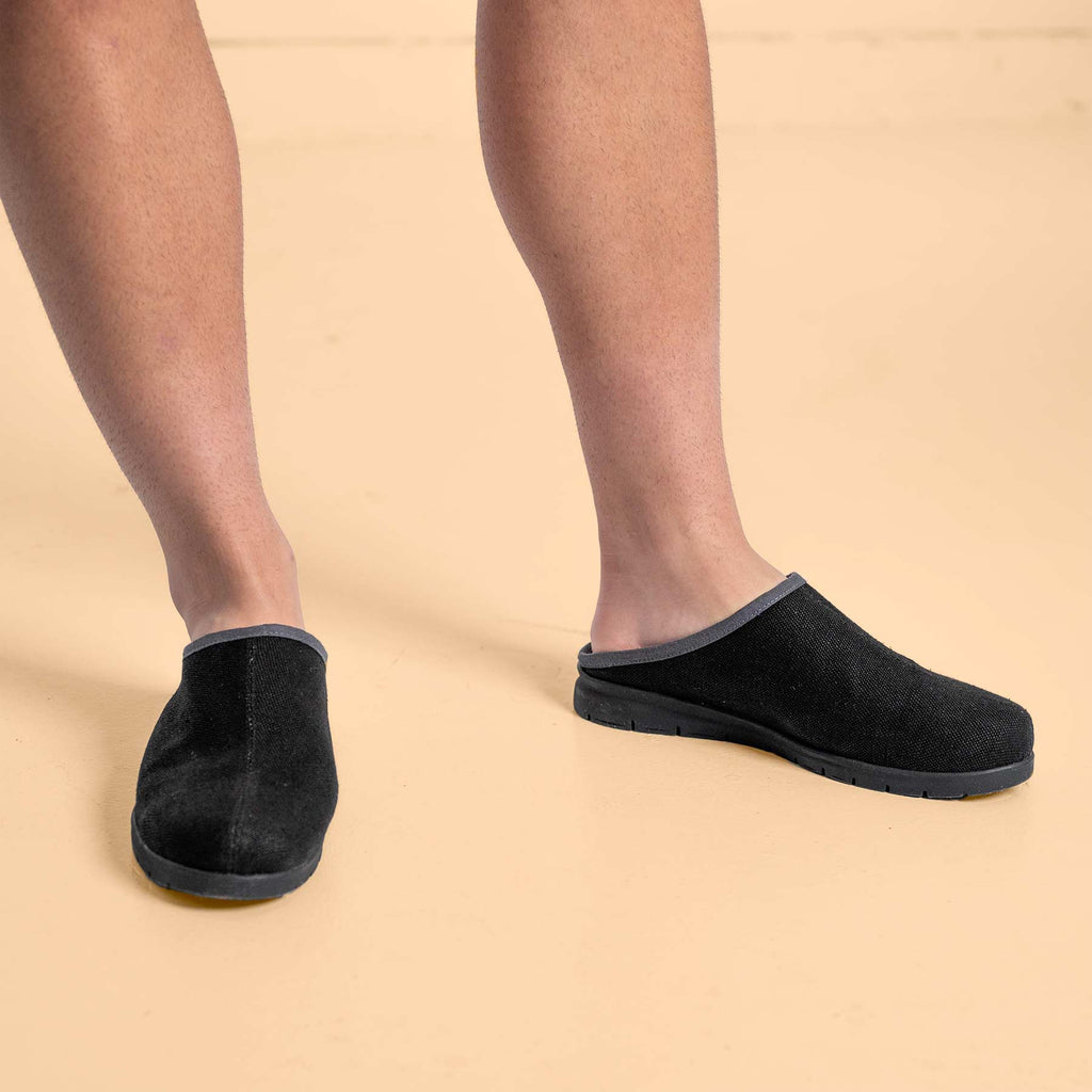 hemp closed toe sandals
