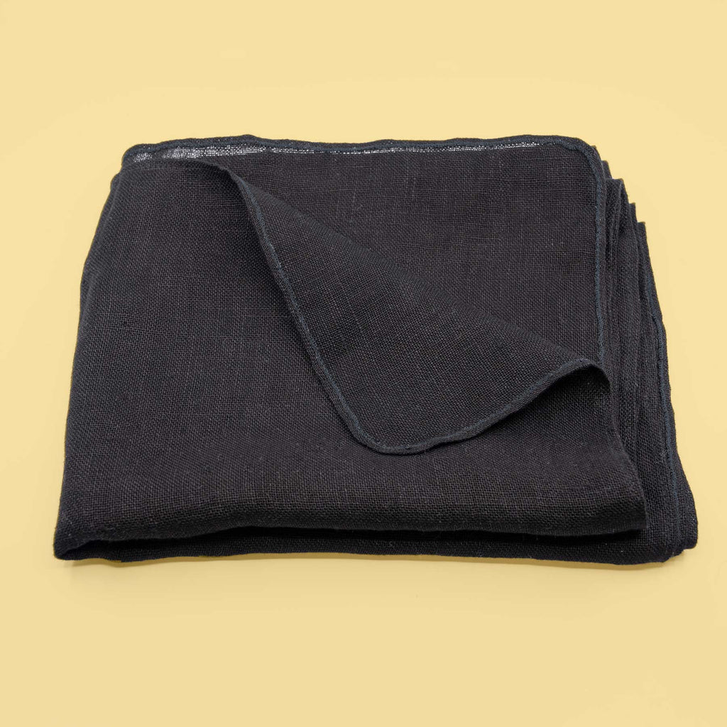 organic linen scarf