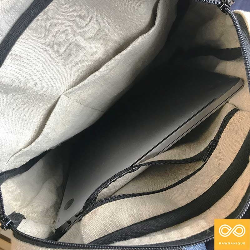 CHICAGO EXPRESS Organic Hemp Travel / Commuter Tote / Laptop Bag