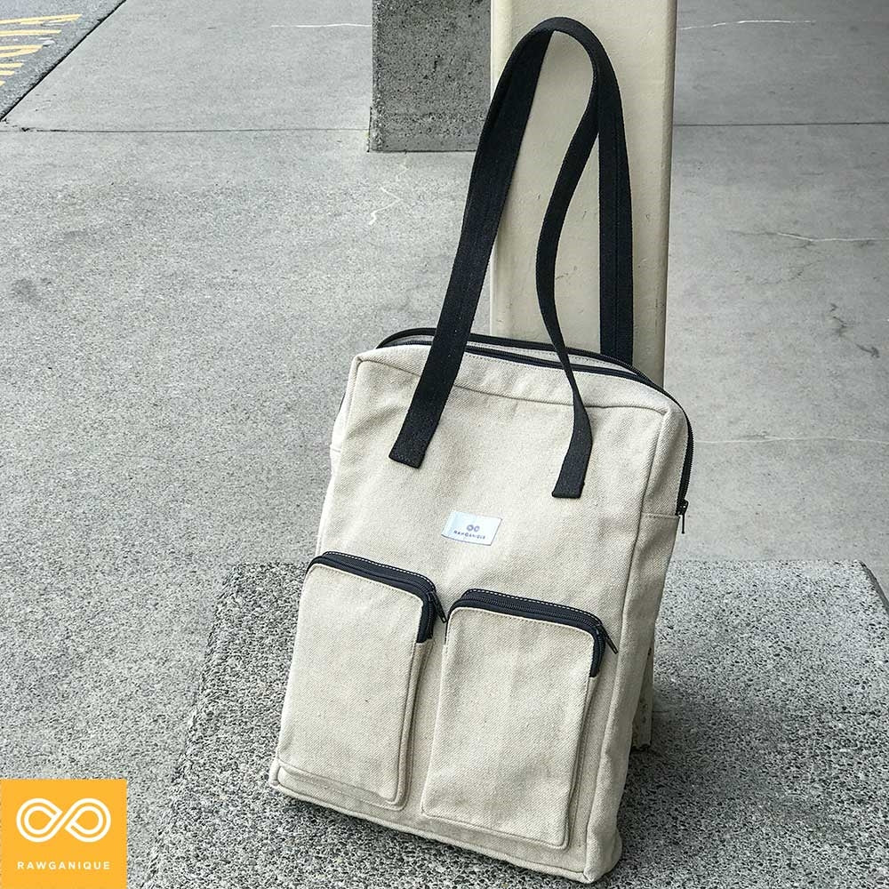 CHICAGO EXPRESS Organic Hemp Travel / Commuter Tote / Laptop Bag