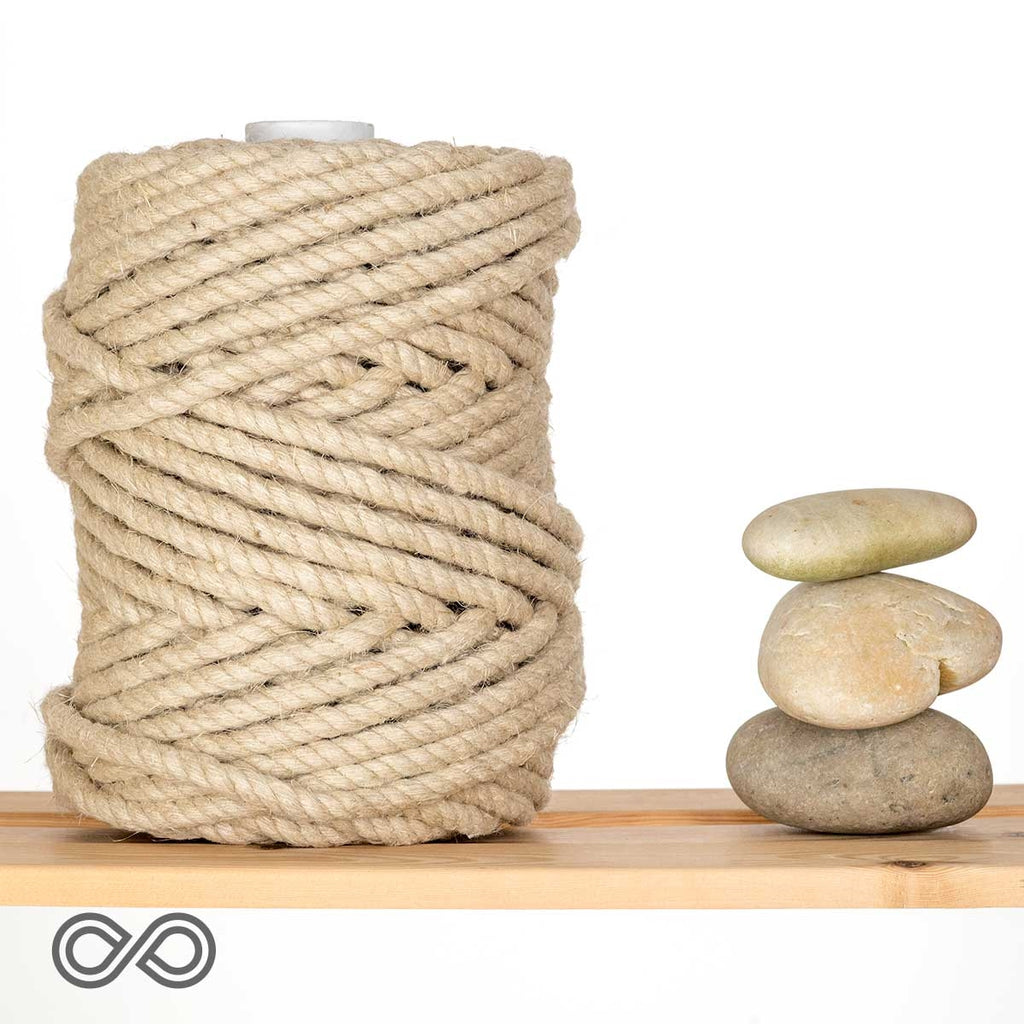 10mm Organic Hemp Rope (0.4") (5kg Roll)