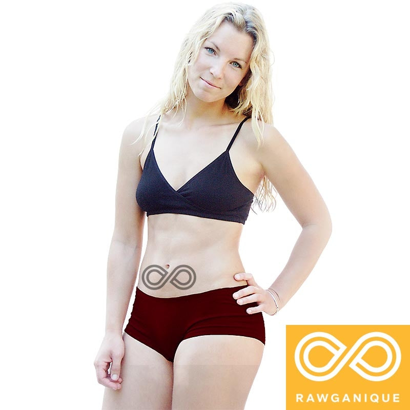 Women's Organic Cotton Boy Shorts Chemical-free Sweatshop-free