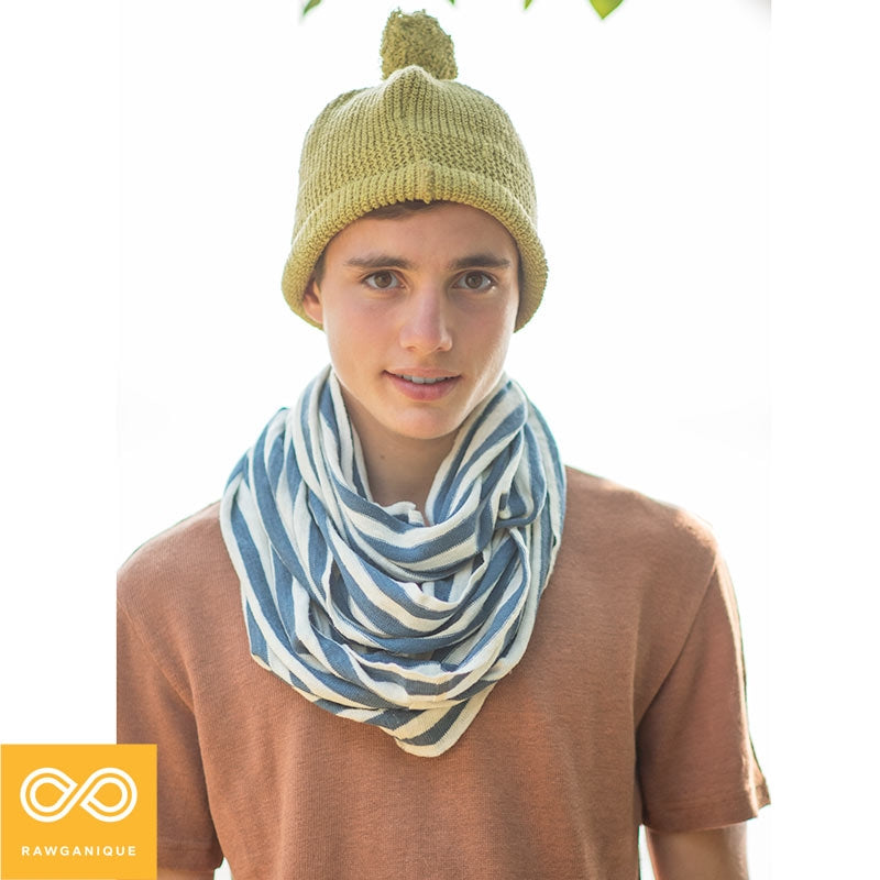 organic linen scarf