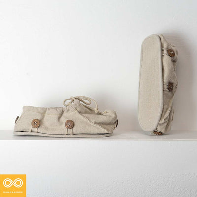 LASCAUX Glue-Free 100% Organic Hemp Grounding Cave Shoes With Replaceable Sole - Zero Drop (Unisex Sizes)