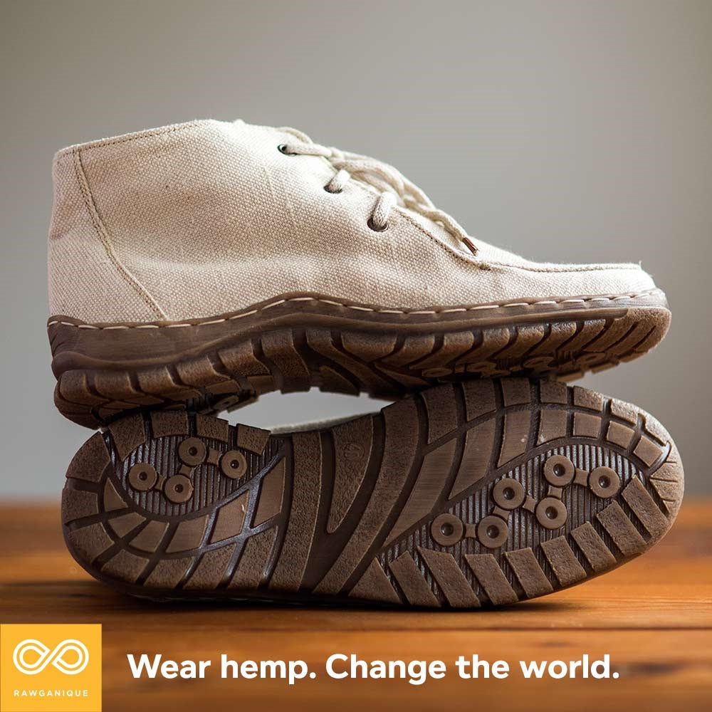 ANTHONY Men's Handmade Hemp High Tops