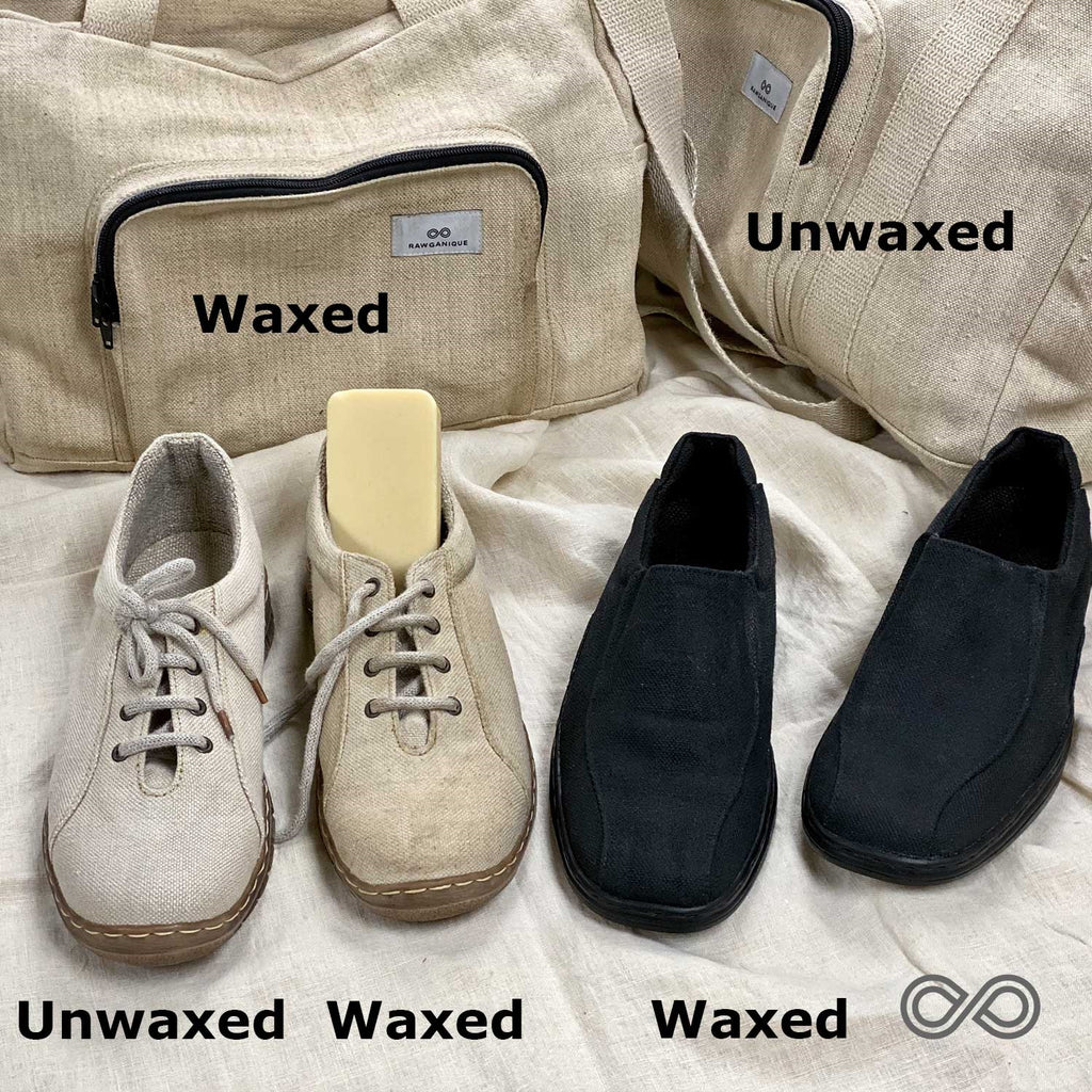 DOCKLANDS Handmade Hemp Moccasins (Unisex) (Natural Rubber Sole) (99% Biodegradable) (Discontinued)