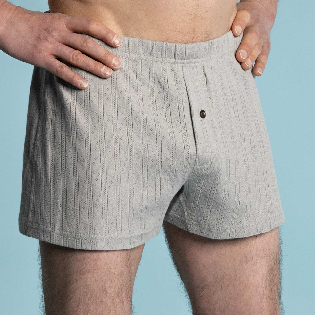 100% organic cotton mesh boxers