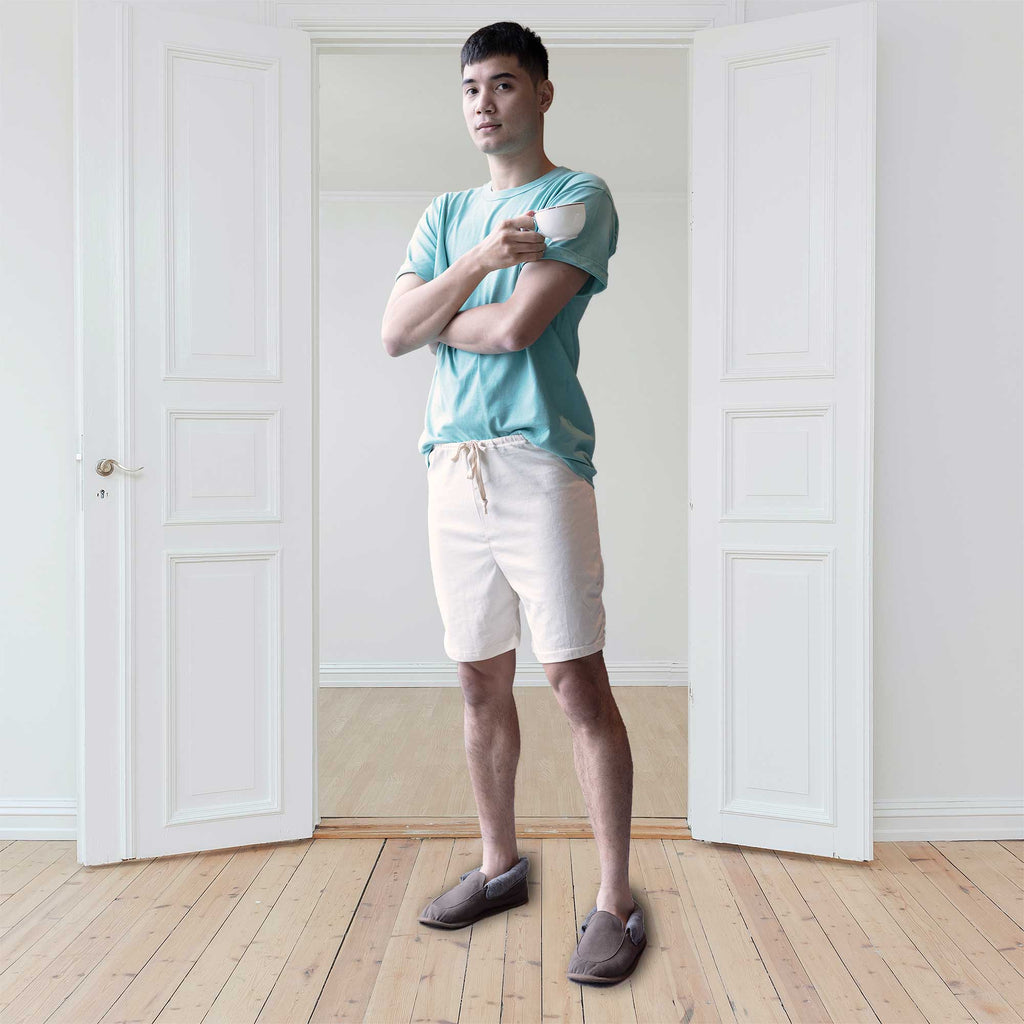 100% organic cotton slippers