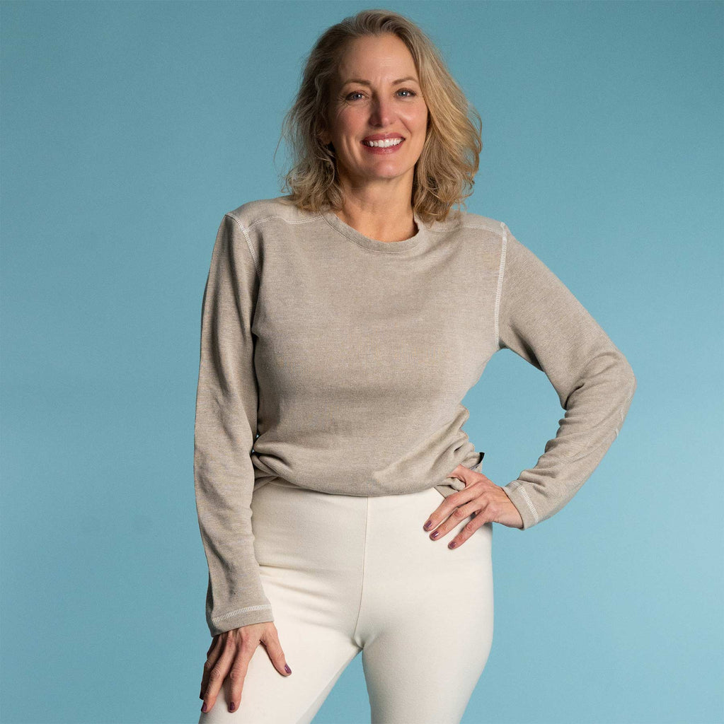 organic linen pullover