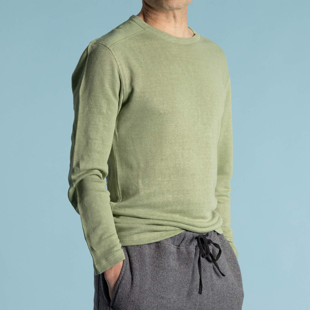 organic linen long sleeve t-shirt