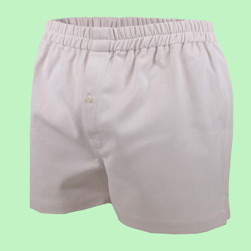 organic cotton twill boxers