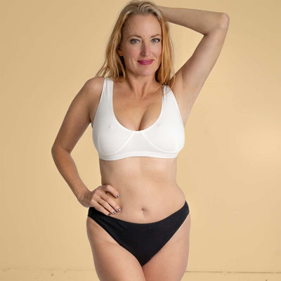 organic cotton high cut panty