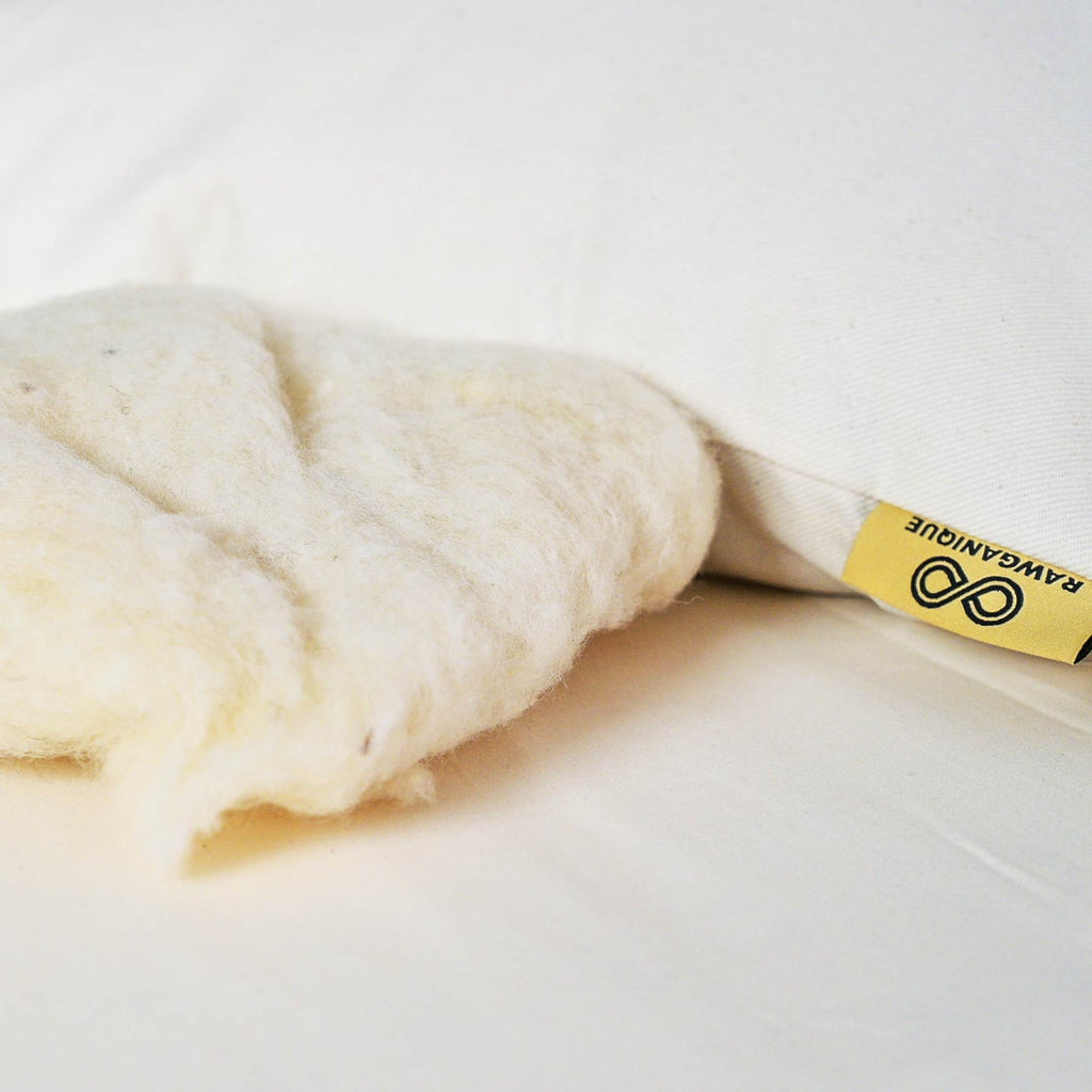 100% wool pillow