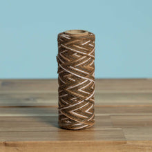 Load image into Gallery viewer, 6-strand unwaxed hemp twine brown rainbow