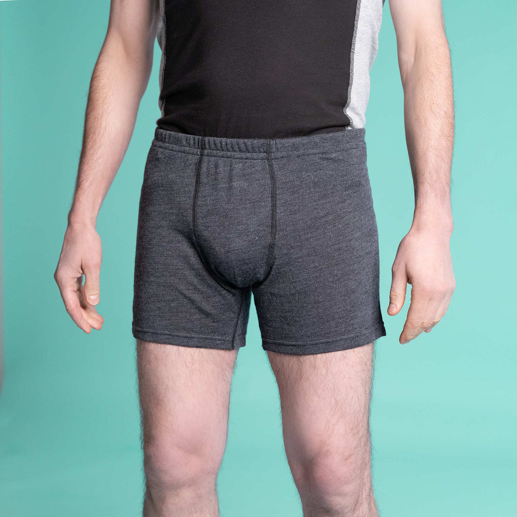 Organic merino wool boxer briefs