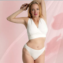 Load image into Gallery viewer, certified organic cotton high cut bikini