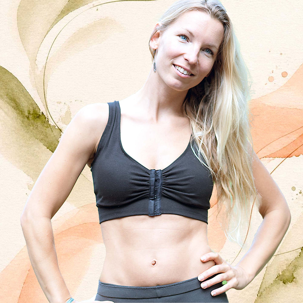 organic pima cotton bra made in America