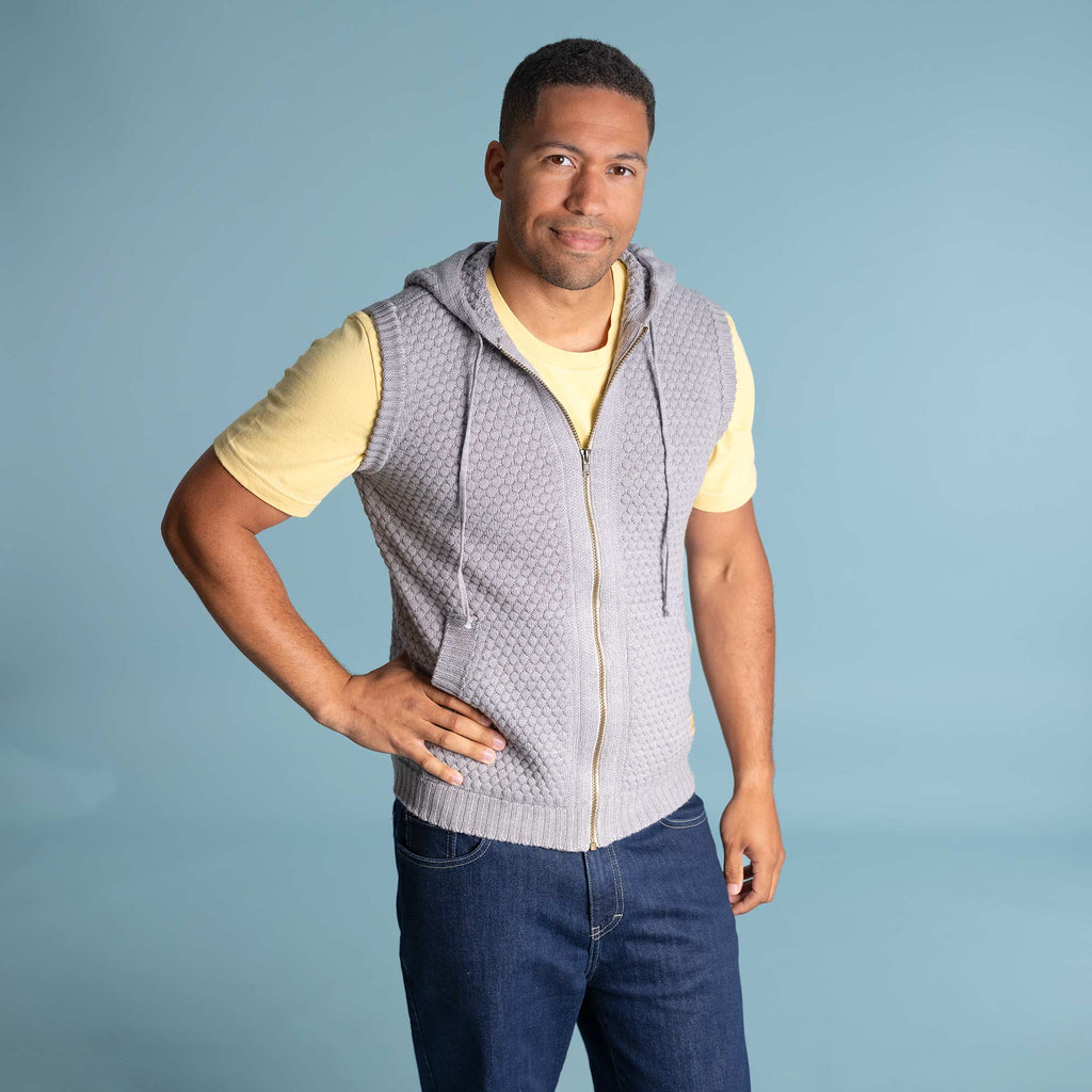 warm organic merino wool vest