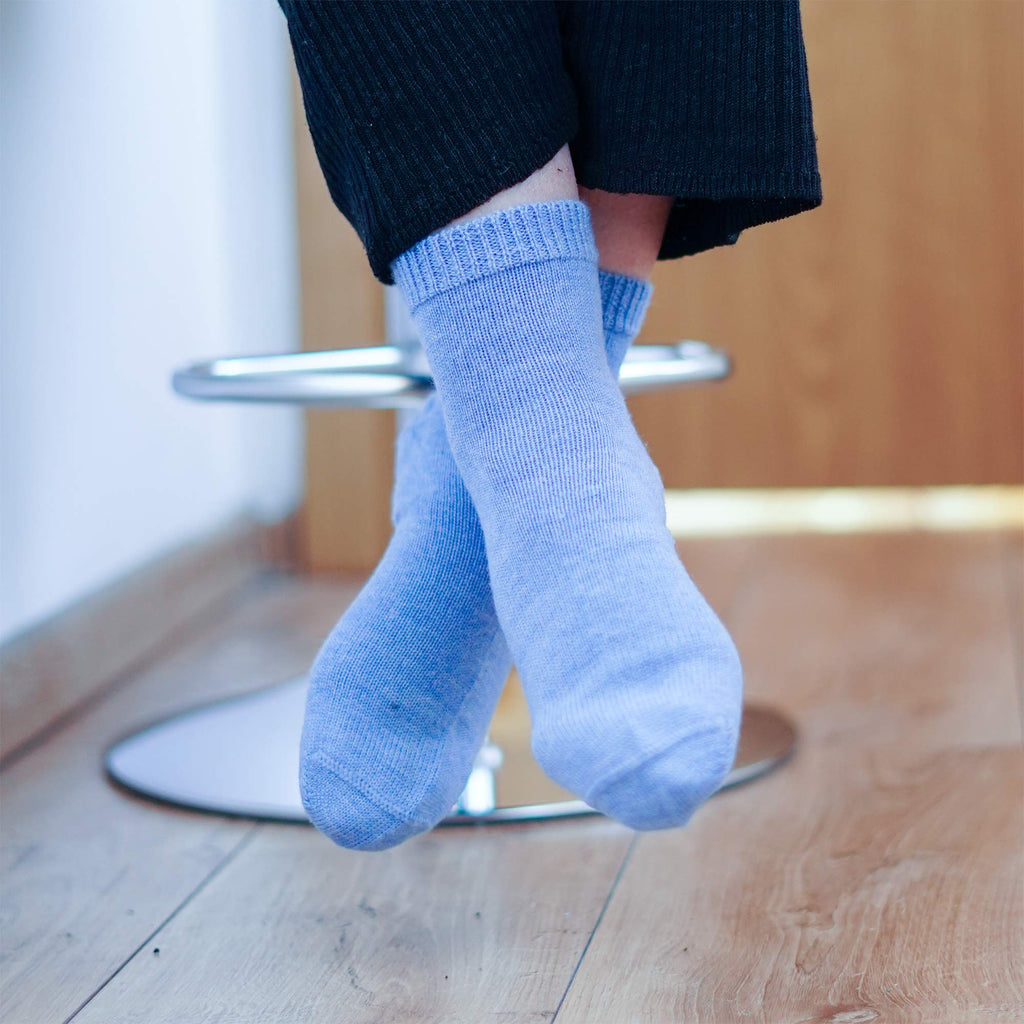 polyester-free 100% organic merino wool socks