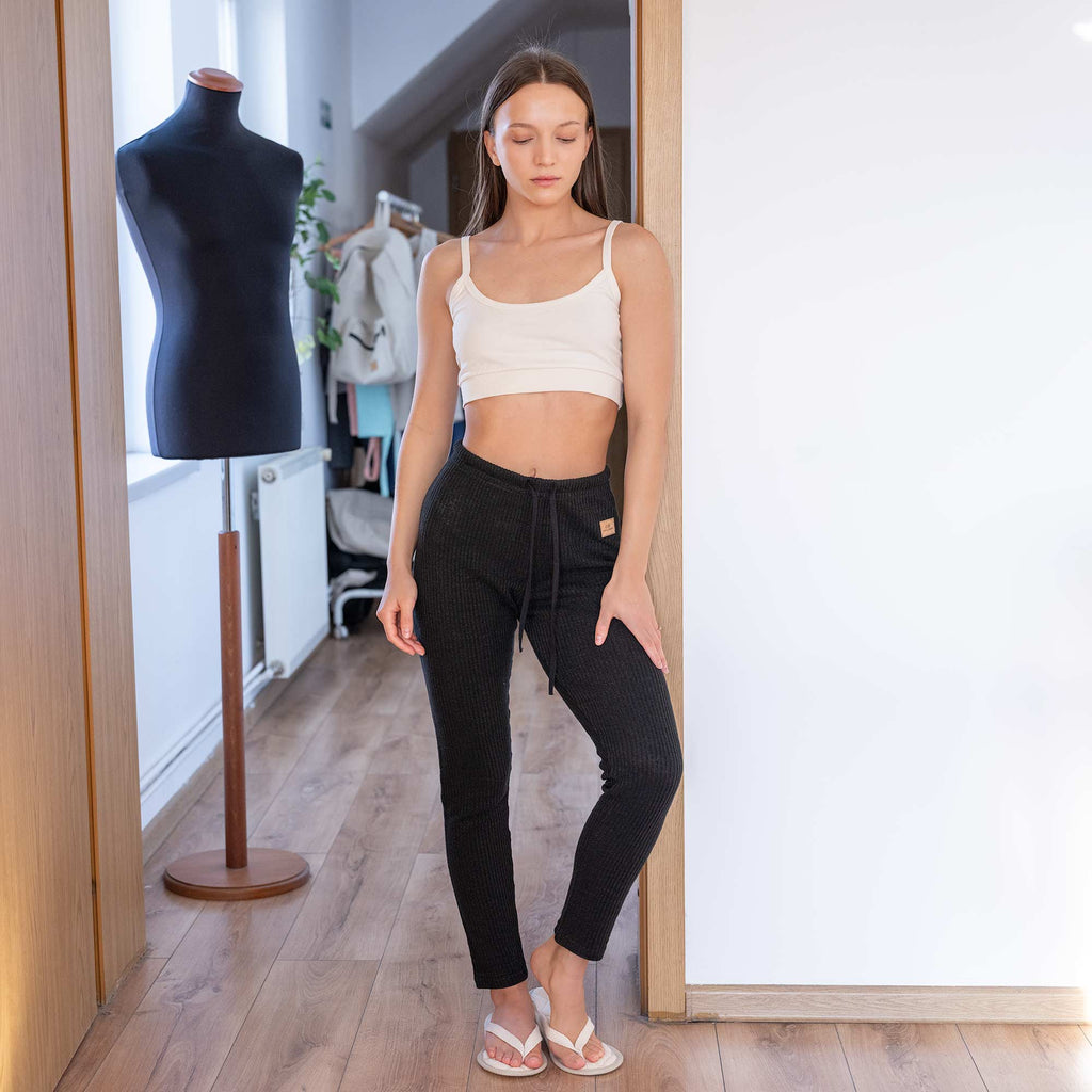 elastic-free 100% organic cotton bra