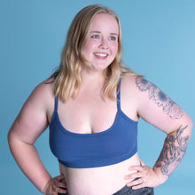 Load image into Gallery viewer, elastic-free 100% organic cotton bra