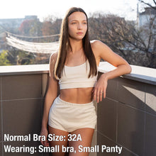 Load image into Gallery viewer, ALYSSA Elastic-free 100% Organic Cotton Bra (No Plastic, No Latex, No Nylon, No Foam, No Synthetics, OC Thread) (100% Biodegradable)