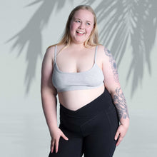 Load image into Gallery viewer, elastic-free 100% organic cotton bra plastic-free