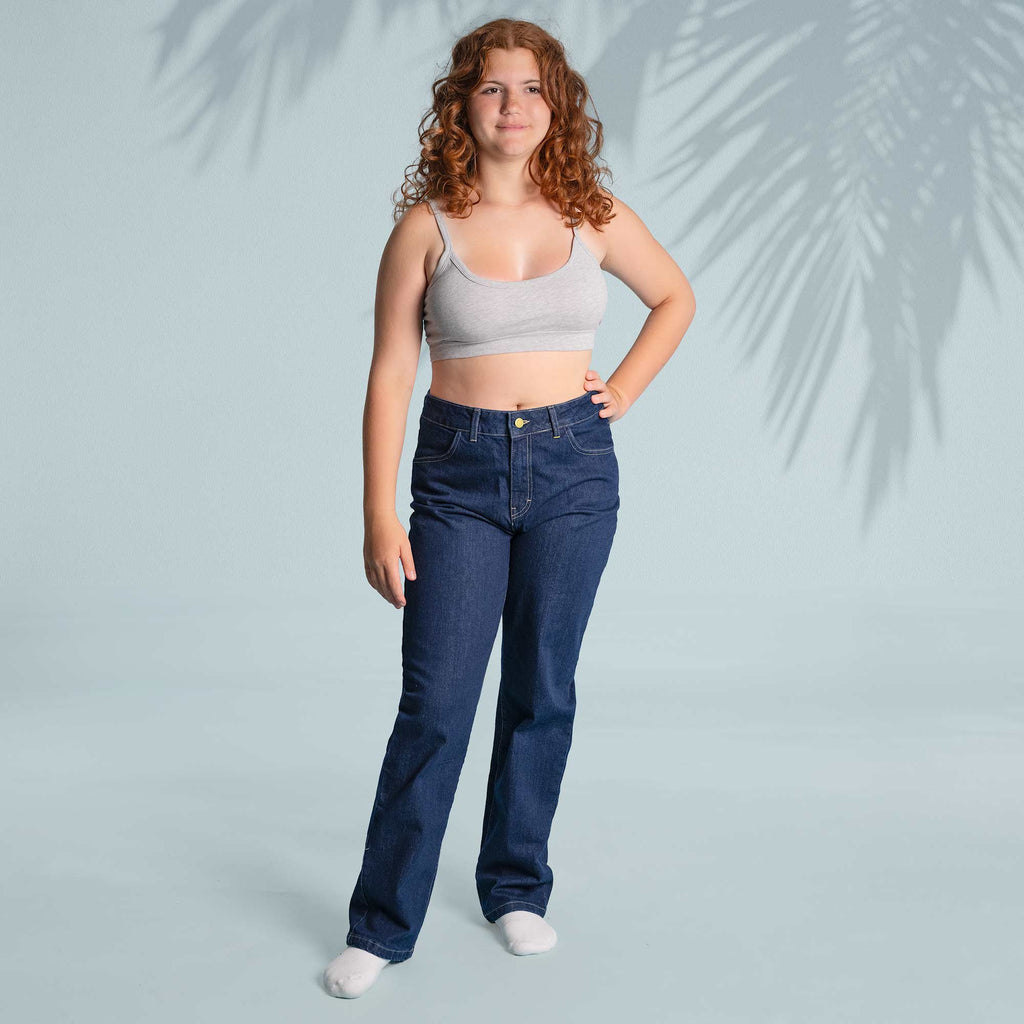 plastic-free 100% organic cotton bra