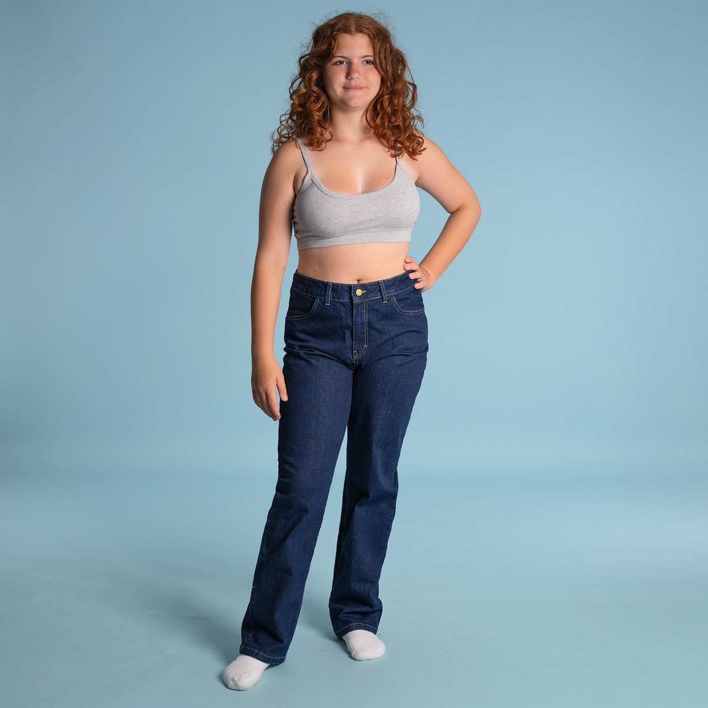 ALYSSA Elastic-free 100% Organic Cotton Bra (No Plastic, No Latex, No Nylon, No Foam, No Synthetics, OC Thread) (100% Biodegradable)