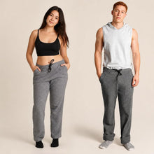 Load image into Gallery viewer, elastic-free 100% certified organic cotton sweat pants plastic-free