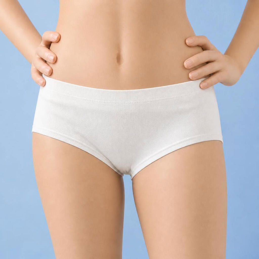 plastic-free organic cotton panty boy shorts for ladies