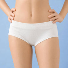 Load image into Gallery viewer, plastic-free organic cotton panty boy shorts for ladies