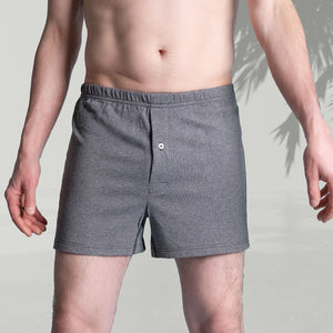plastic-free 100% organic cotton knit boxers