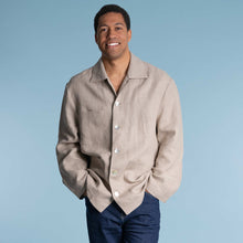 Load image into Gallery viewer, Organic linen panter's shirt synthetics-free