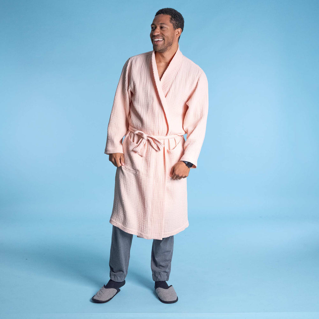 100% organic cotton house robe