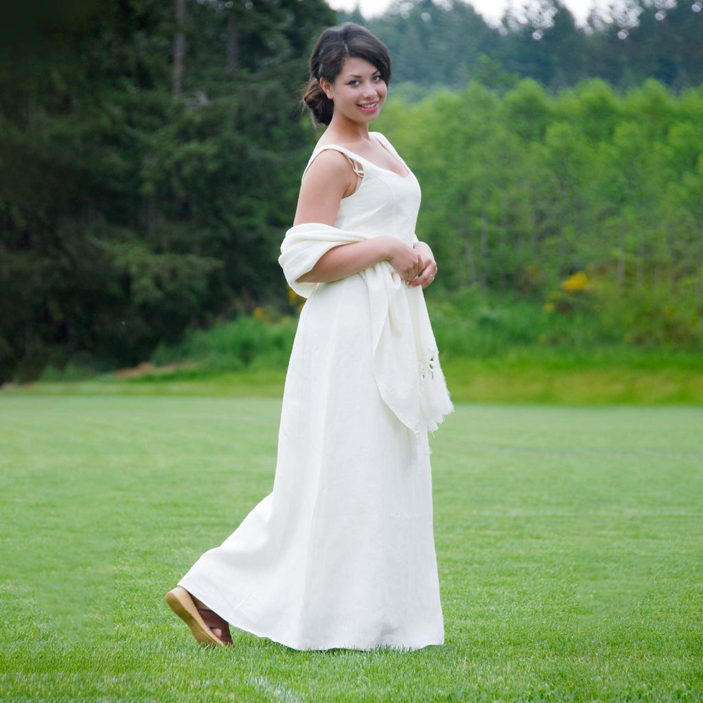 Women's Organic Hemp Wedding Gown Evening Dress Rawganique Women's Organic Hemp Wedding Gown Evening Dress Rawganique