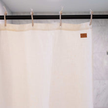 Load image into Gallery viewer, 73.5x72 Organic Hemp Shower Curtain (Full Size) (PVC-Free, Plastic-free, Vinyl-free) (100% Biodegradable) (MONTEBELLO)