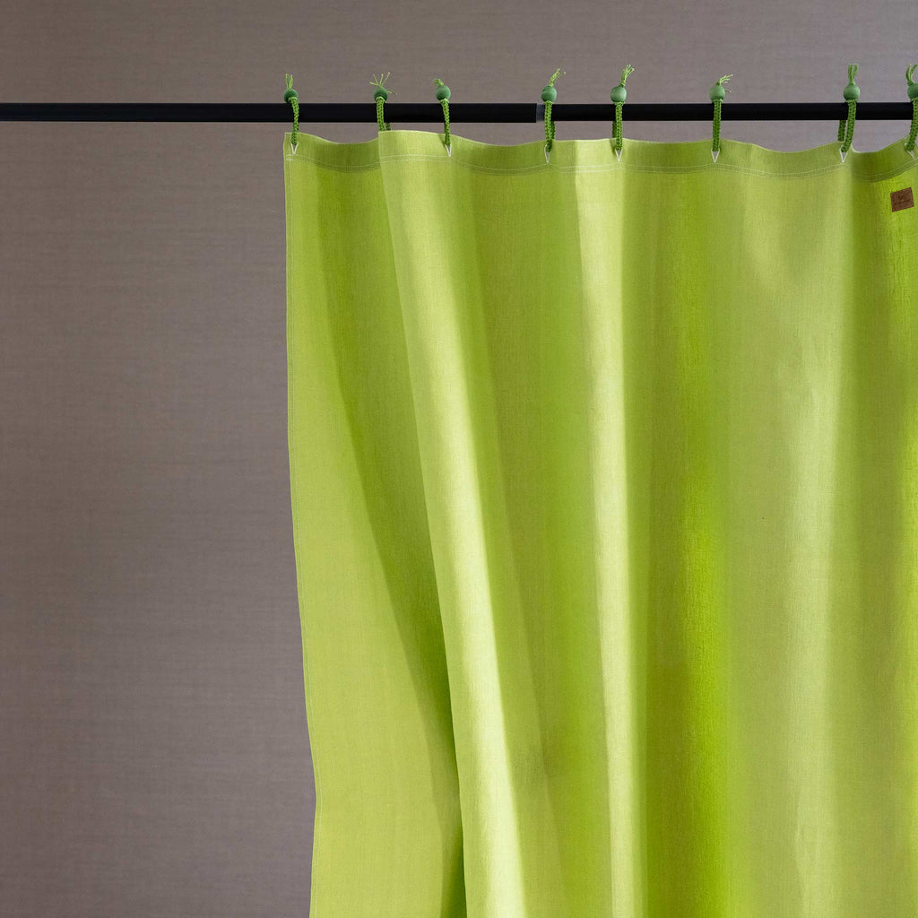 chemical-free non-toxic natural organic hemp curtain