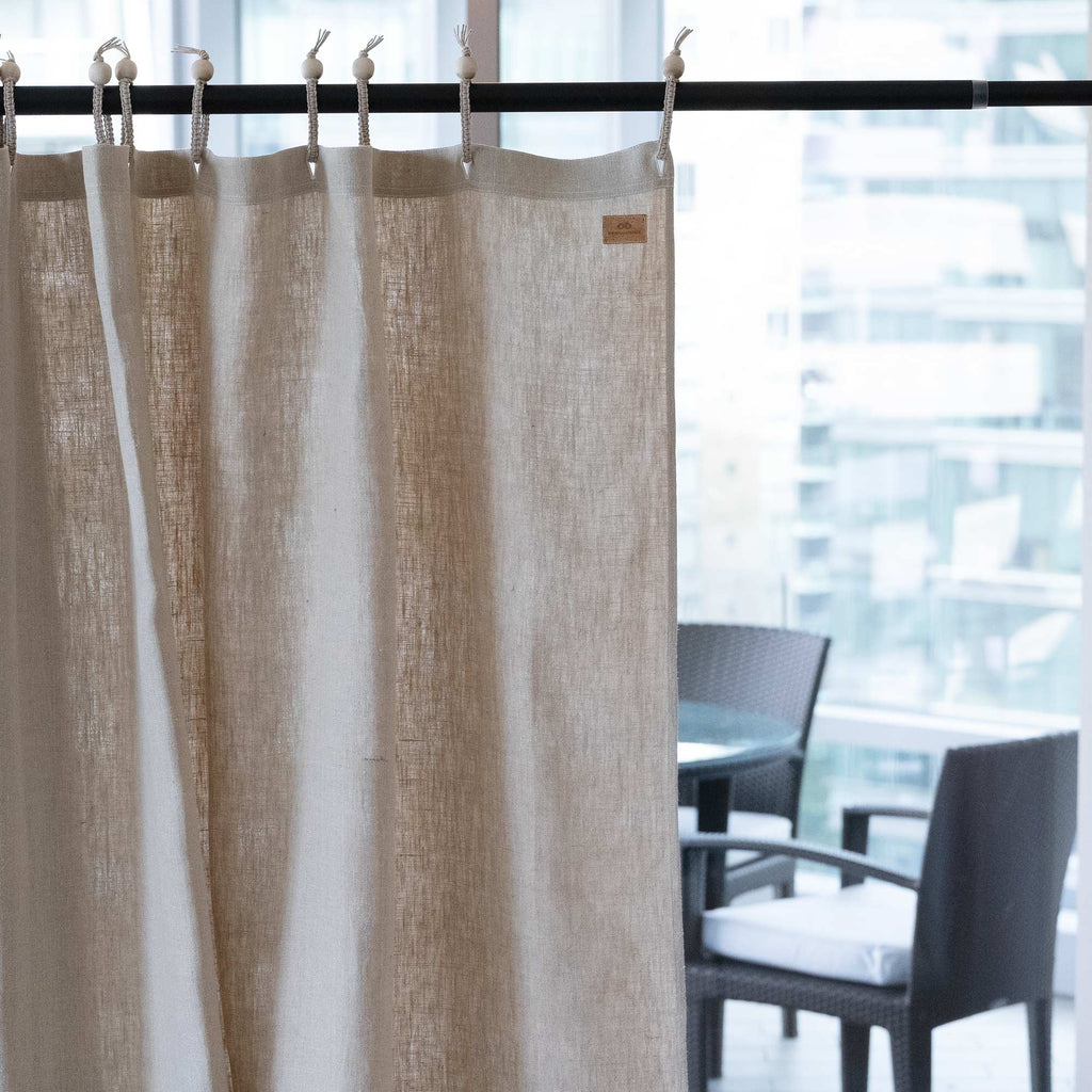organic hemp curtain