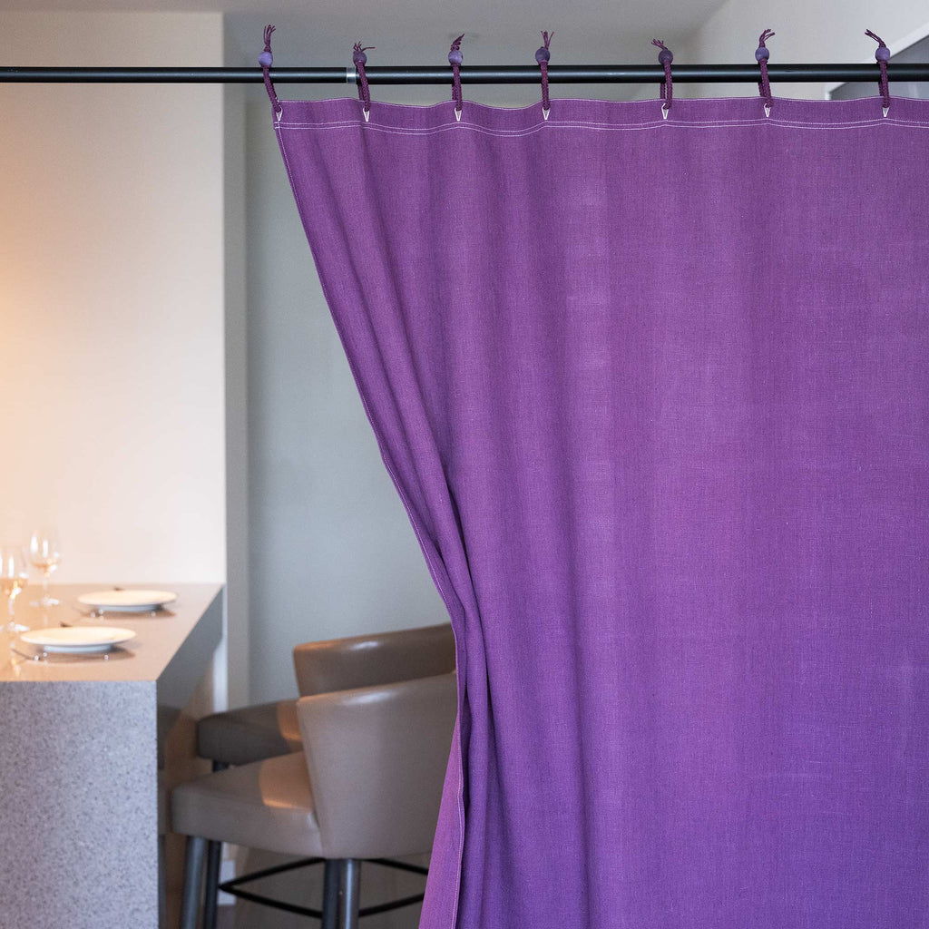 polyester-free hemp curtain