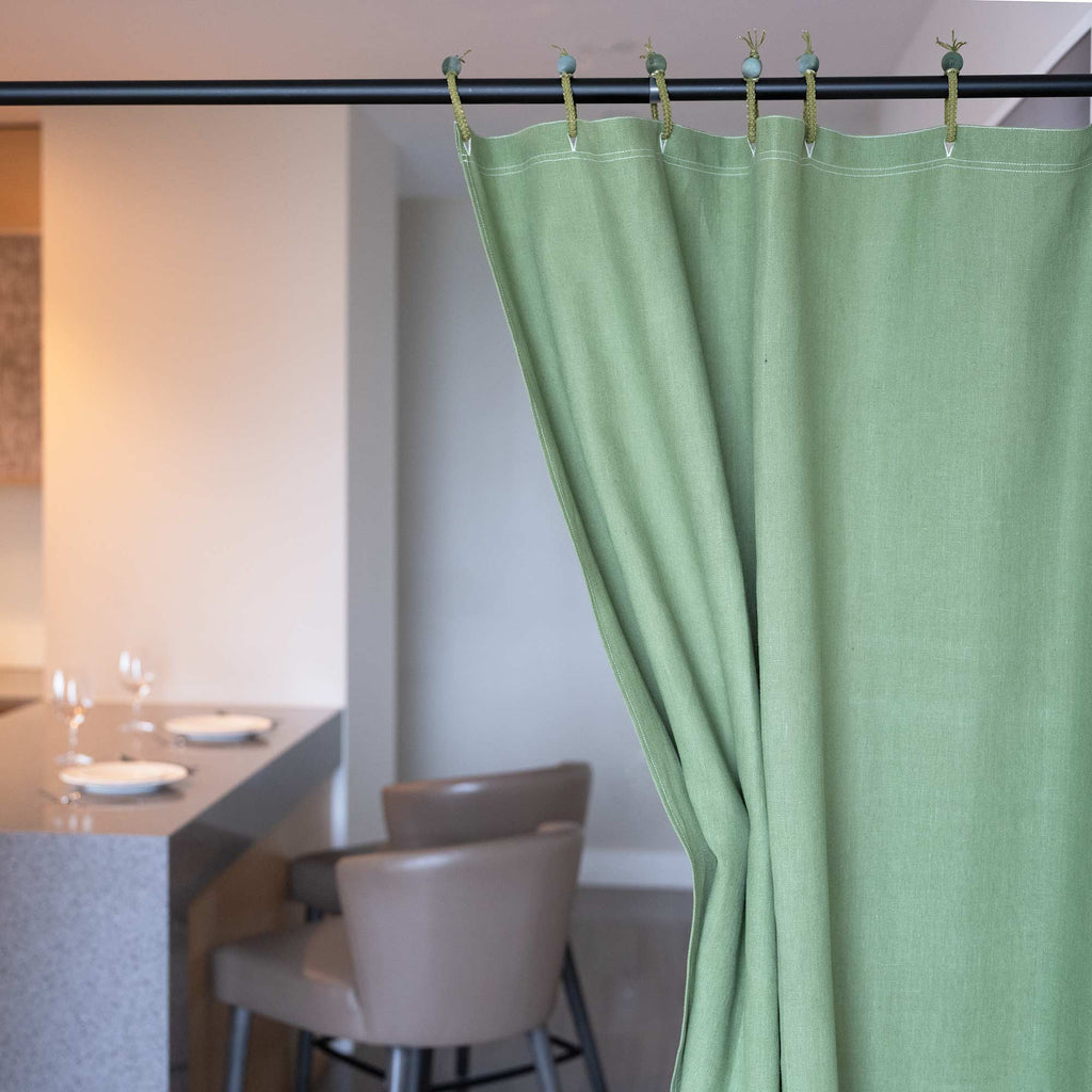 organic hemp curtain