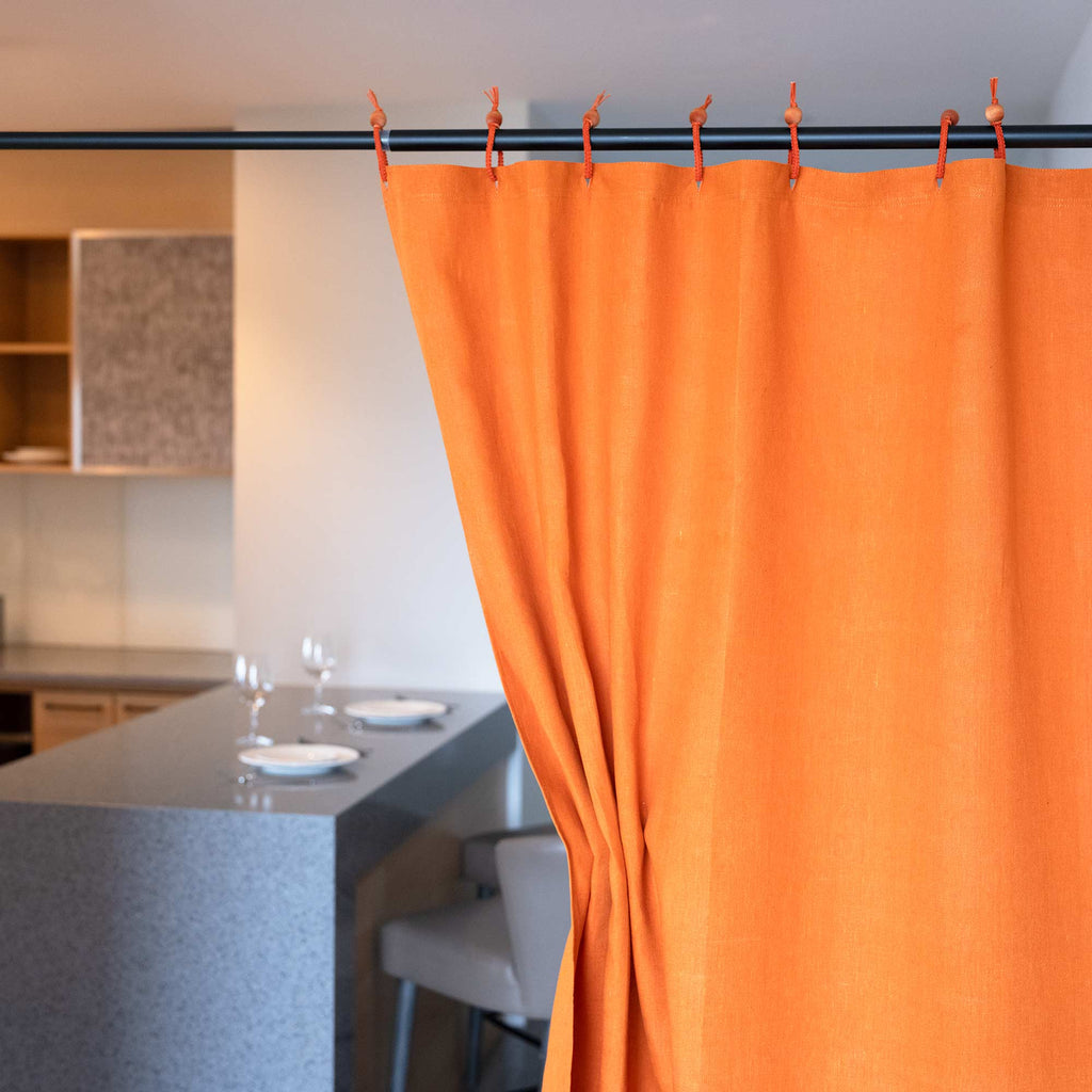 natural hemp curtain
